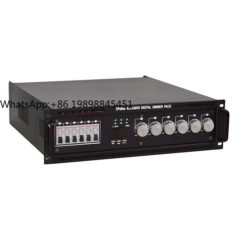 

New Style 6-way 4KW Digital Dimming Silicon Box Stage Power Distribution Box Stage Audio and Light Power Distribution Box