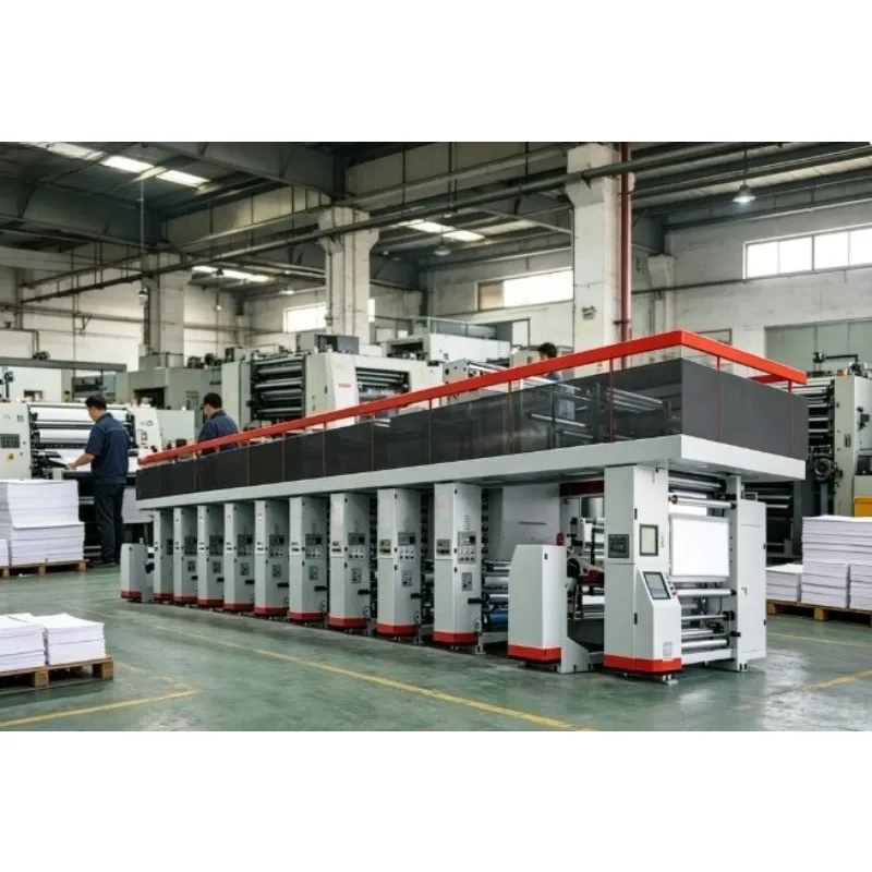 Customized Newest Model Rotogravure Printing Machine, Electrical Rotogravure Printing Machine 6 Color Printing Machine