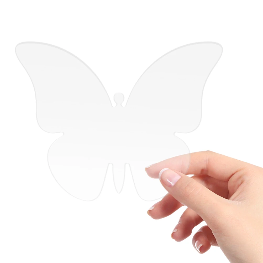 

10Sets Clear Acrylic Place Cards Butterfly Shape Decorative Reserved Signs for Banquets Receptions Events Reserved Signs