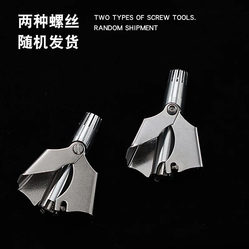 Manueller Nasenhaarschneider aus Edelstahl, sicher und nicht beschädigend, einfaches und kompaktes, waschbares Haarentfernungs- und Reinigungswerkzeug