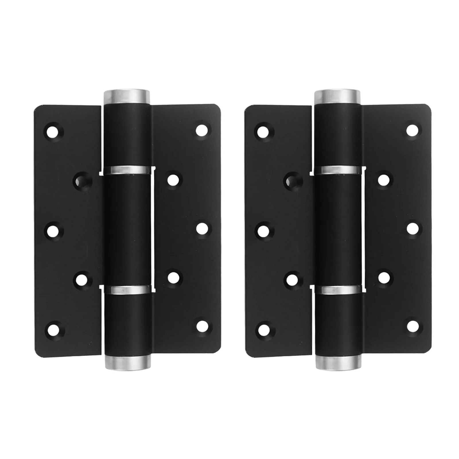 2pcs Aluminum Alloy Door Hinges Multi-Function HingeInvisible Door Spring Hinge Hydraulic Buffer Door Closer Furniture Hardware