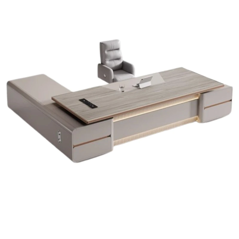 

Light Luxury Design Computer Desks European Quality Modern Organizer Computer Desks Creativity Unique Escritorio Desk Furniture