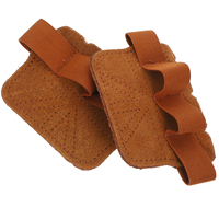 Four Finger Fitness for Men Non-Slip Weightlifting Gym Gloves Cowhide Breathable Hand Grips Pull Up Gloves Protective Workout