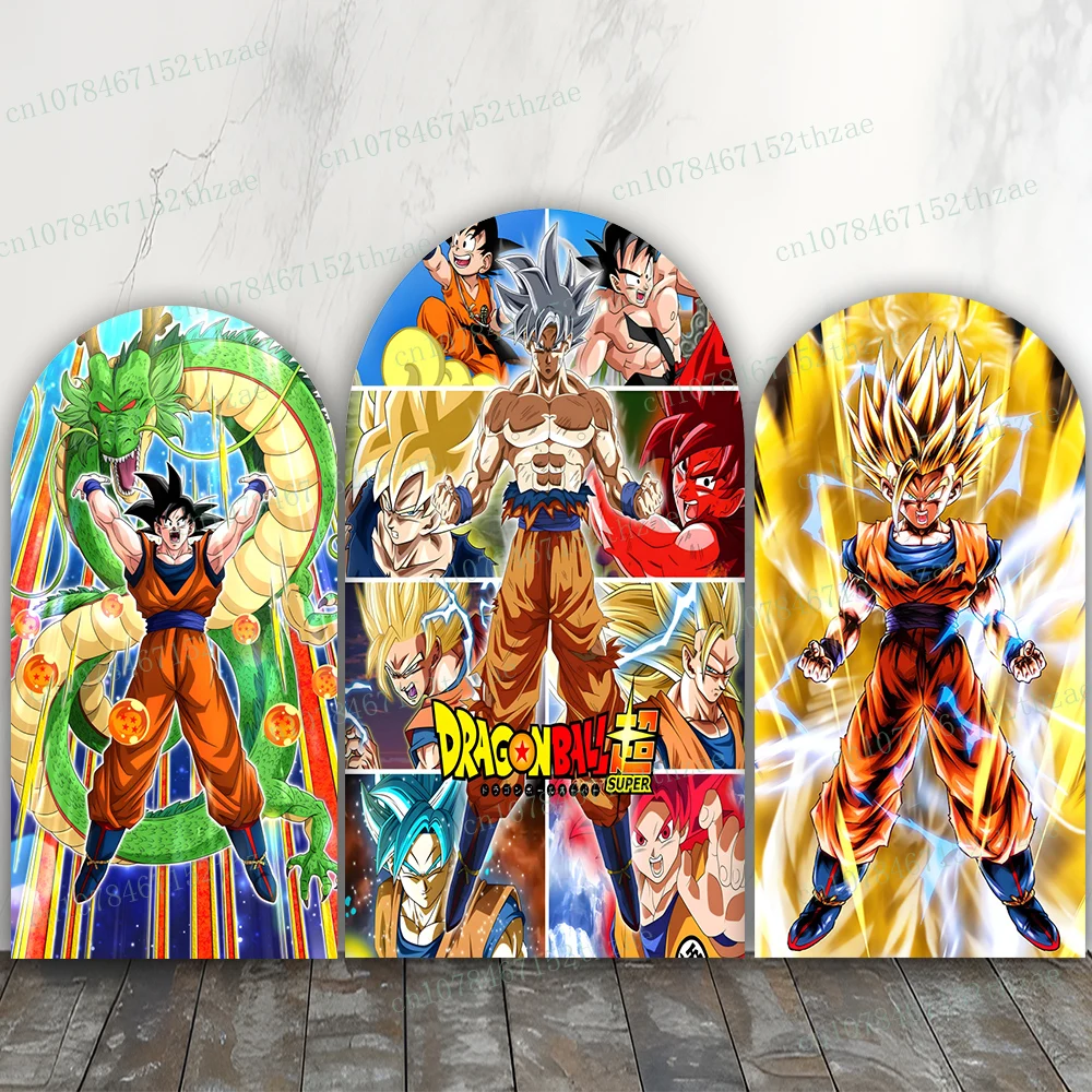 

Dragon Ball Birthday Party Photo Background Arch Photography Backdrop Baby Shower Photography Backdrop