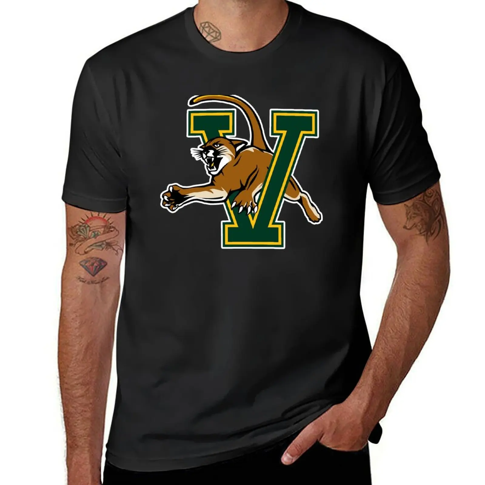 vermont catamounts T-Shirt plain for a boy heavyweight t shirts for men