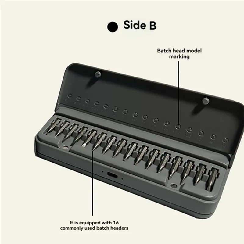 ABLJ Mini Electric Screwdriver Set 3 Adjustable Torque Gears Portable Repair Tool Kit For Electronics Home DIY Projects