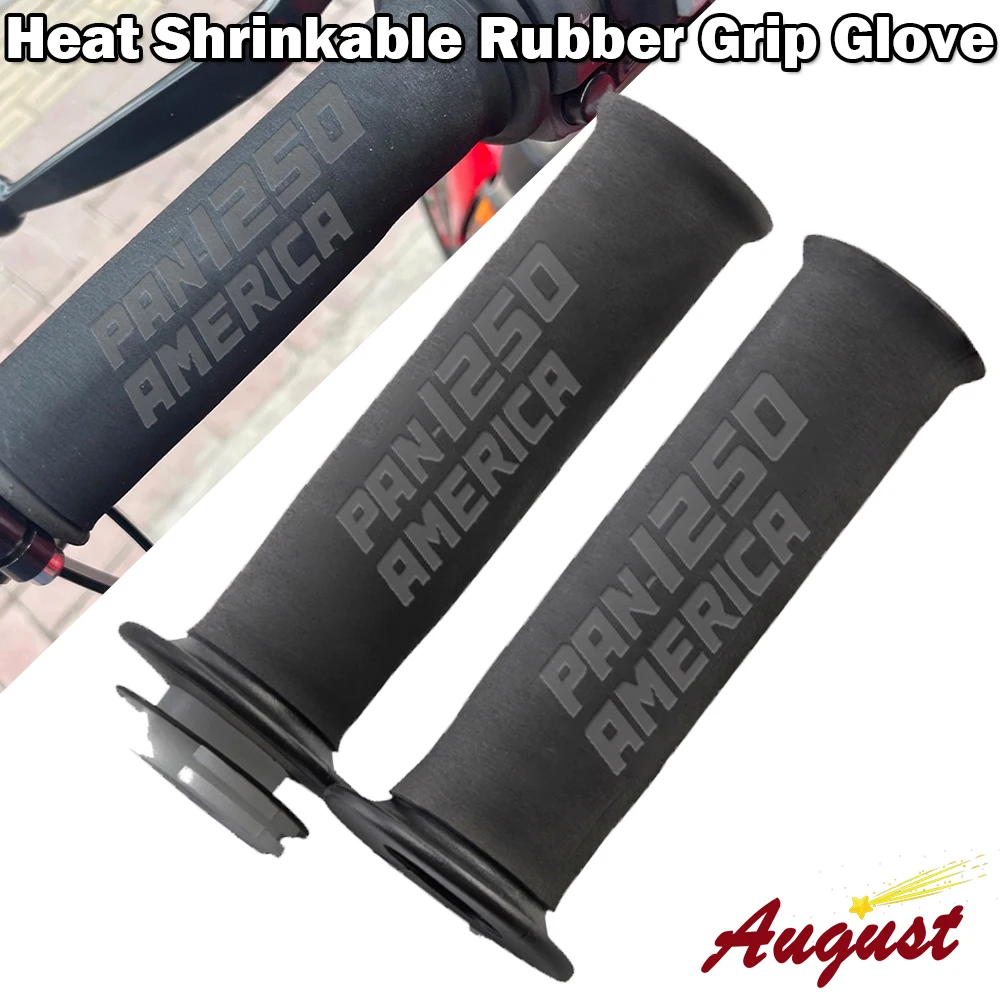 Universal Motorcycle General Heat Shrinkable Grip Cover Nonslip Rubber Grip Glove For PAN AMERICA 1250 S PA1250 S 2021 2022 2023