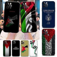 Jordan Flag Map Fundas Phone Case For iPhone 15 11 12 13 14 Pro Max Mini XR Xs SE 2 7 8 Plus Case Silicone Cover Jordan Passport