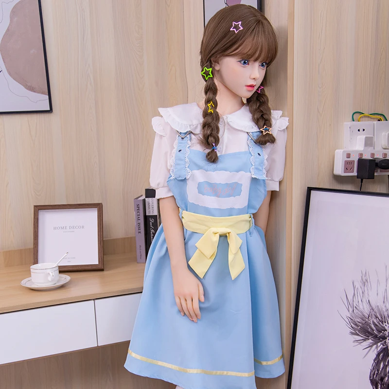 دمية RENHEYUOU Neighbor's Little Sister ذات ذيل حصان مزدوج BJD مجموعة واحدة إلى واحدة نموذج دمية مادة ناعمة مفاصل قابلة للتعديل