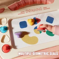 Children Cartoon Drawing Board Baby Puzzle Magnetic Writing Board Toy Graffiti Magnetic Drawing Board Montessori Toy for Kids 4