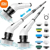 Xiaomi Poweful Electric Cleaning Brush 9-in-1 Wireless Telescopic Handheld Household Kitchen Bathroom 9 Heads Clean Scrubber