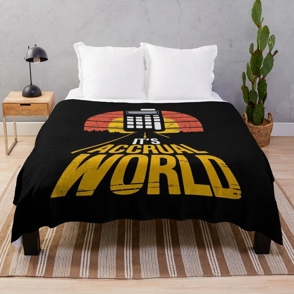 

It's Accrual World Throw Blanket Vintage Nap Summer Blankets