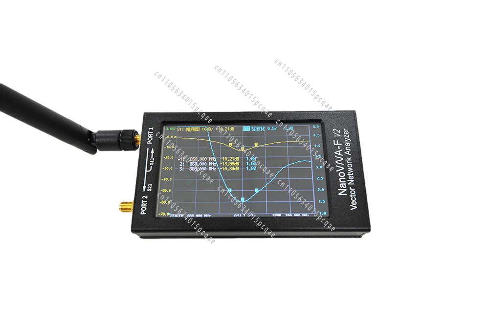 4.3 Inch HF VHF UHF Antenna Analyzer NanoVNA-V2 F 50k-3G Vector Network Analyzer