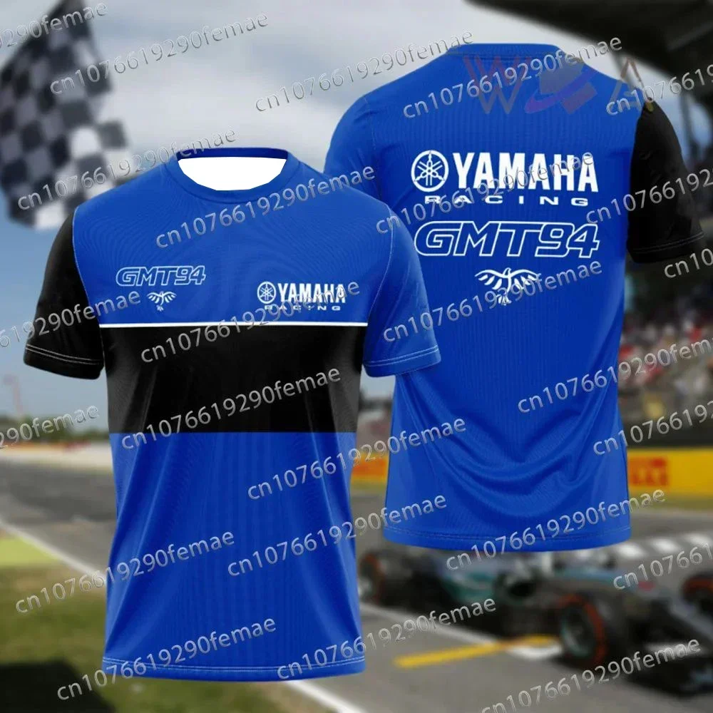 Latest Motorcycle Racing GP Competition Yamaha Team Uniform T-shirt Daily Casual and Comfortable Motorcycle Racing Suits