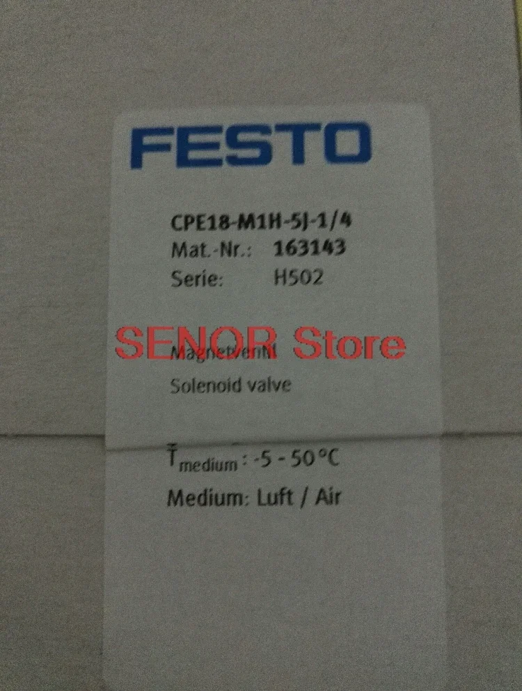 

New original solenoid valve CPE18-M1H-5J-1/4 163143