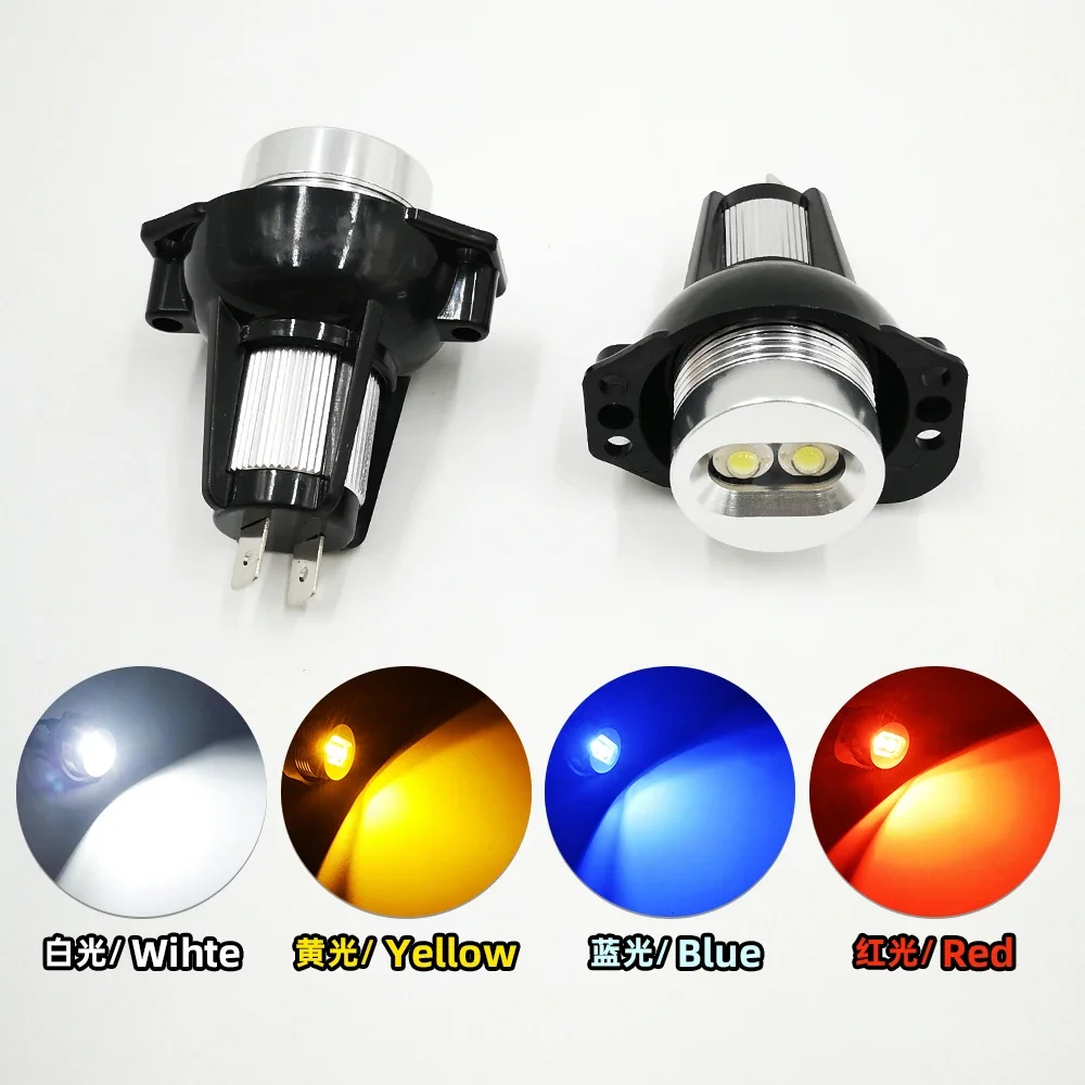 

2PCS B MW LED Angel Eyes Marker Lights Canbus Error Free for E60 E70 X5 E90 E82 E71 X6 M3 Z4 Series