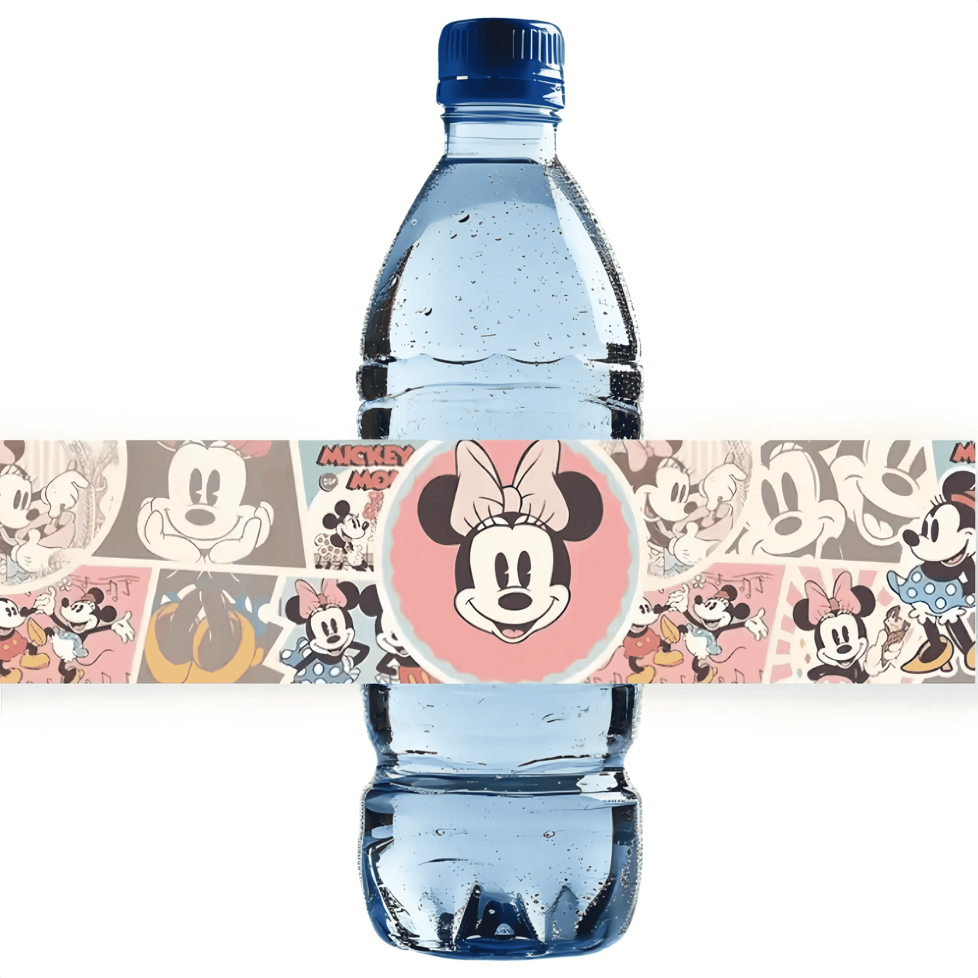 Minnie Party Supplies Bottle Labels For Baby Shower Kids Water Bottle Sticker Birthday Party Decoration view 6