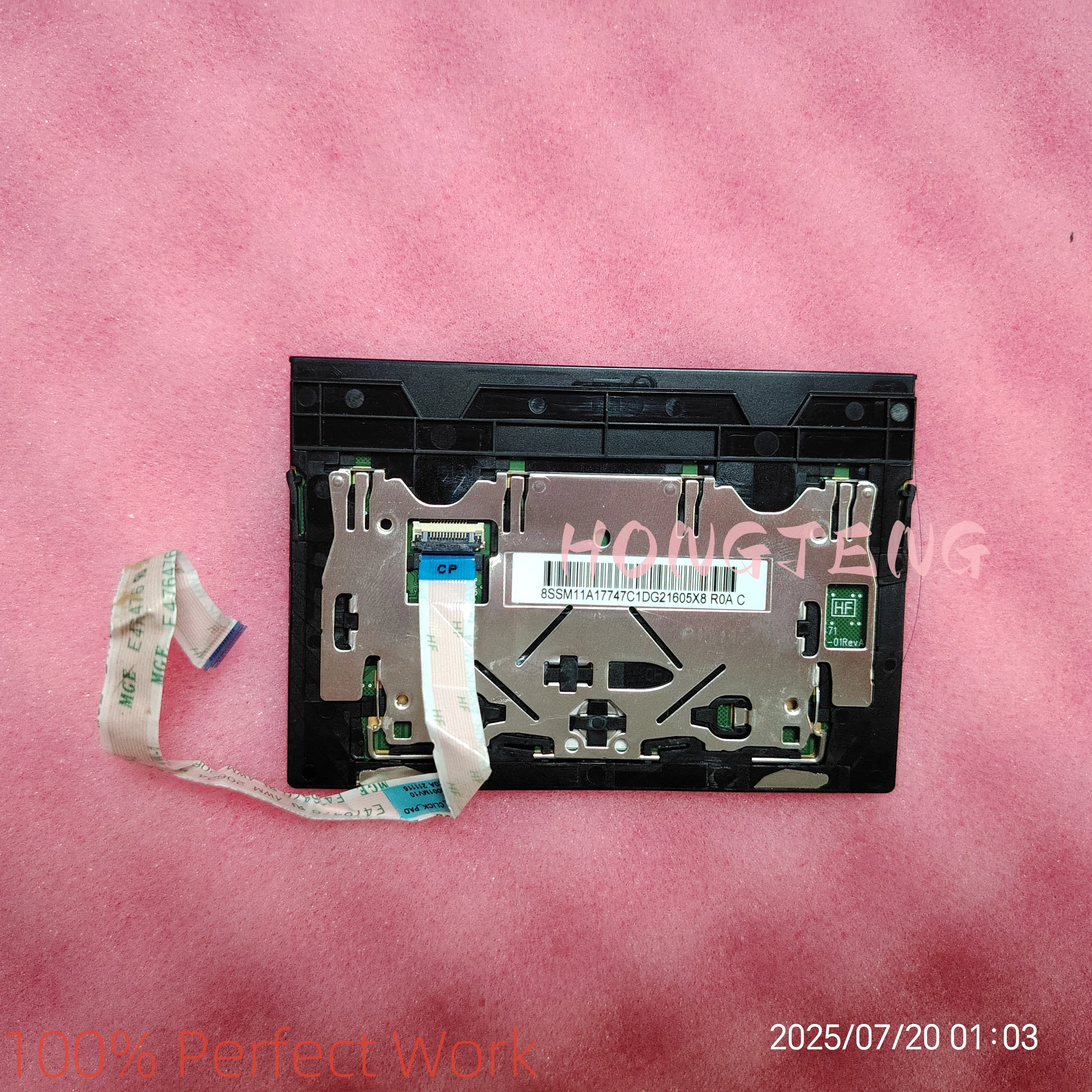 Original For Lenovo Thinkpad  E490 E590 L14 L15 T490 T590 L480 E480 E580 T15 P14sTouchpad Mouse Pad Clickpad 01YU054 01YU055
