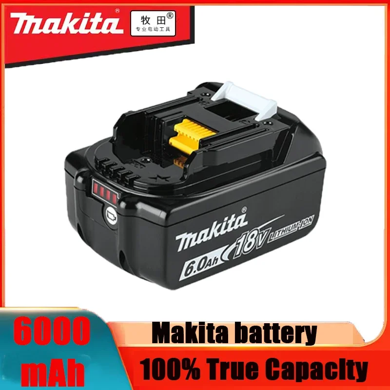 

Makita Original 18V Makita 6000mAh Lithium ion Rechargeable Battery 18v drill Replacement Batteries BL1860 BL1830 BL1850 BL1860B