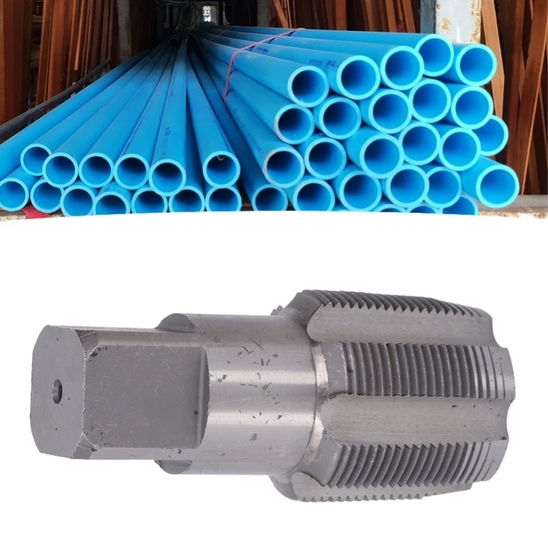 1-1/2in NPT Pipe Tap Thread Repair Tool For Plumber Machinery Accurate Plumbing Work With Storage Box