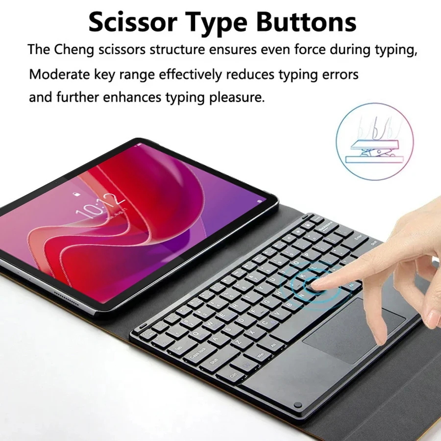 For Lenovo Tab P11 2nd Gen Xiaoxin Pad Plus 2023 11.5'' Keyboard Case,Funda Cover For Lenovo Xiaoxin Pad 11'' 2024 Tab M11 TB331