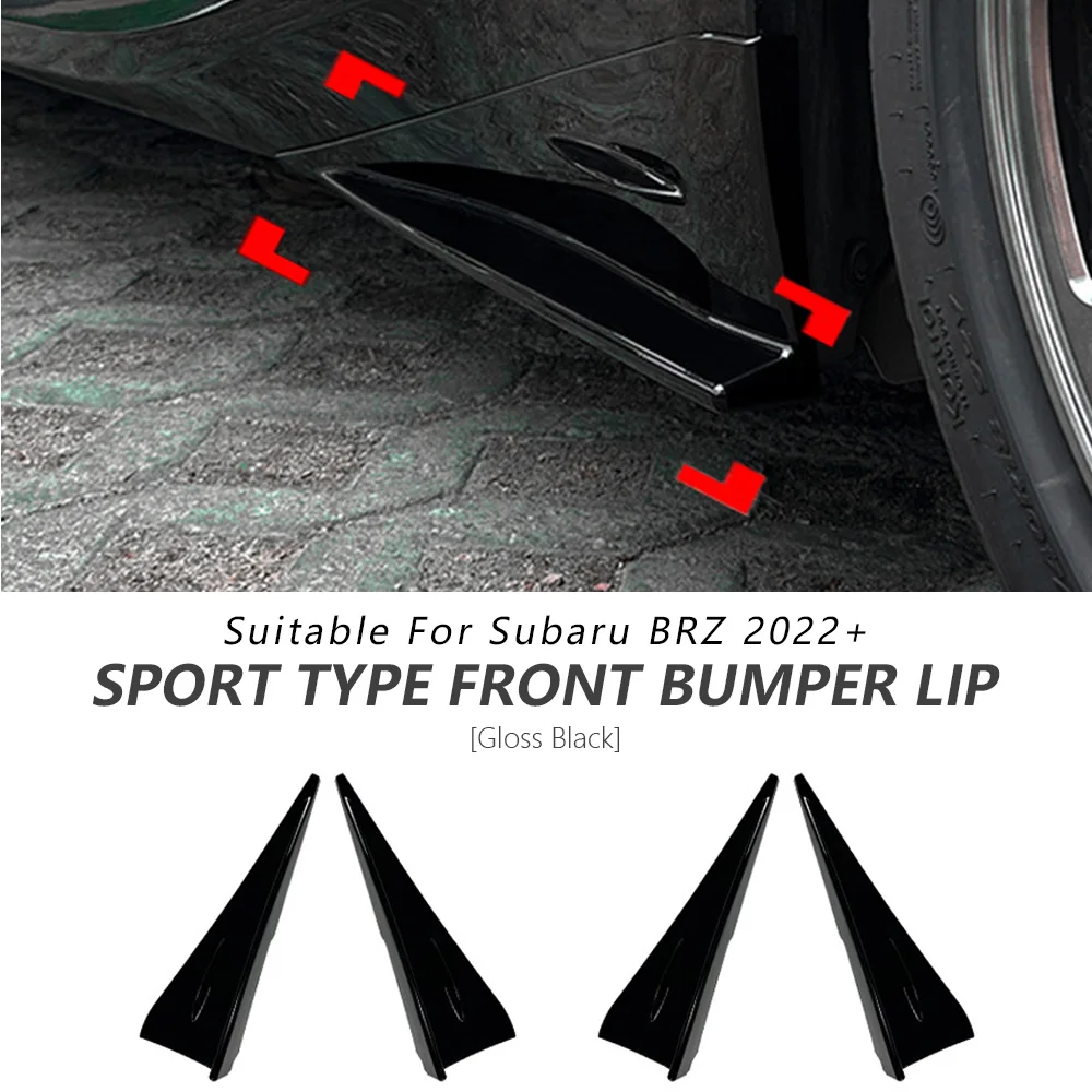 

Side Skirts For Subaru BRZ Toyota GR86 2022+ Glossy Black Sport 2PCS Side Lip Spoiler Subaru Accessories Car Update Body Tuning