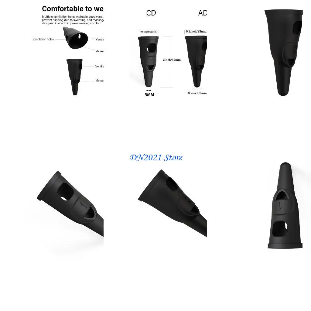 

F3KE Pack of 2 Finger Protector Screen Finger Cots for Electronics, Finger Sleeves for Different Tasks Thumb Sleeves