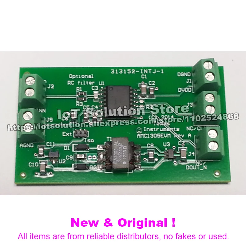 AMC1305M05EVM AMC1305M05 evaluation module for reinforced isolated modulator with ±50-mV input
