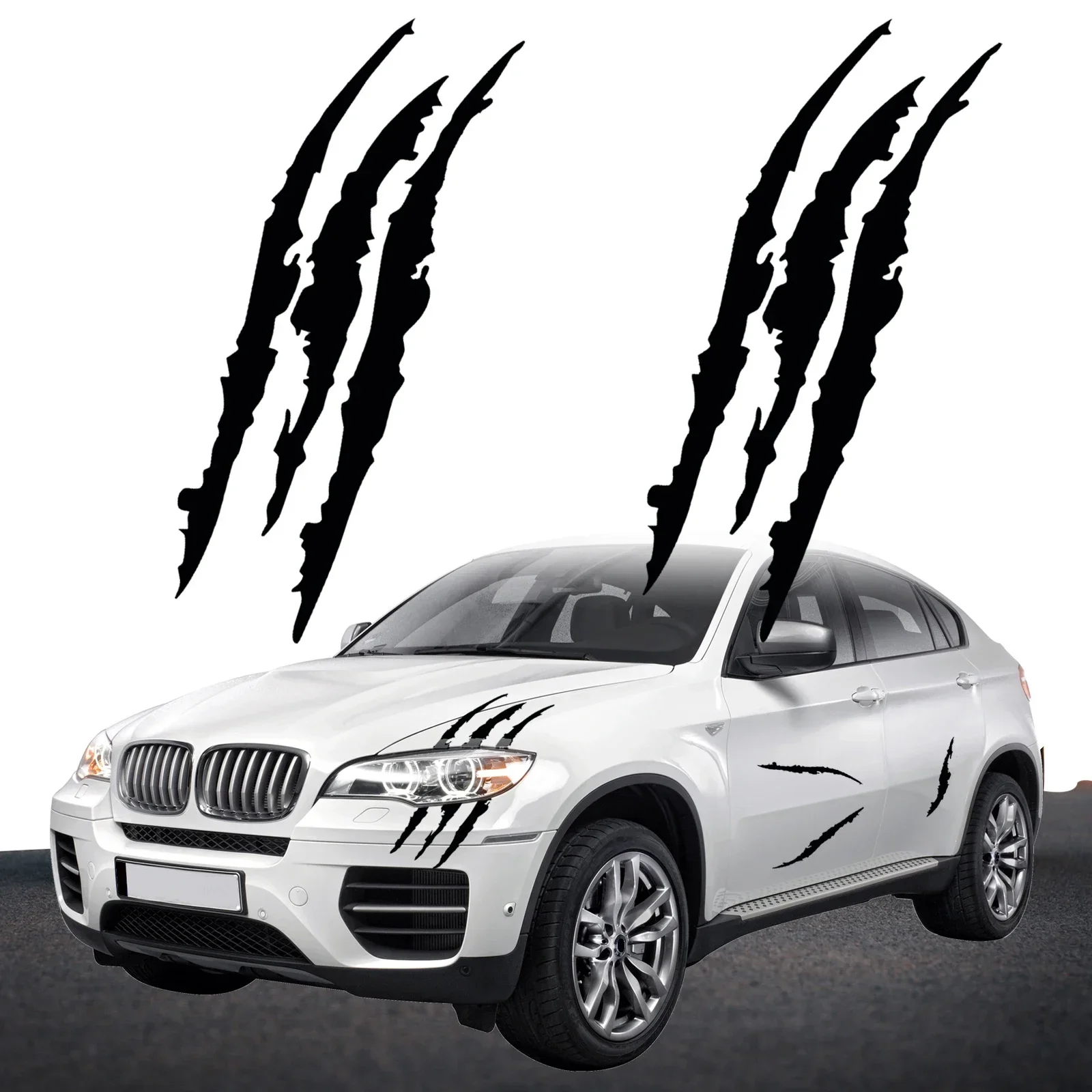 

Car Vinyl Decal Claw Marks Sticker Waterproof Removable for Car Motorcycle Laptop Auto Body Decoration