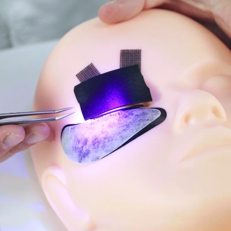 150 คู่ Padding UV สีดําแพทช์สําหรับ Eyelash EXTENSION Eye GEL Pads Hydrogel Isolate รังสี UV สติกเกอร์กระดาษ Wraps เครื่องมือแต่งหน้า