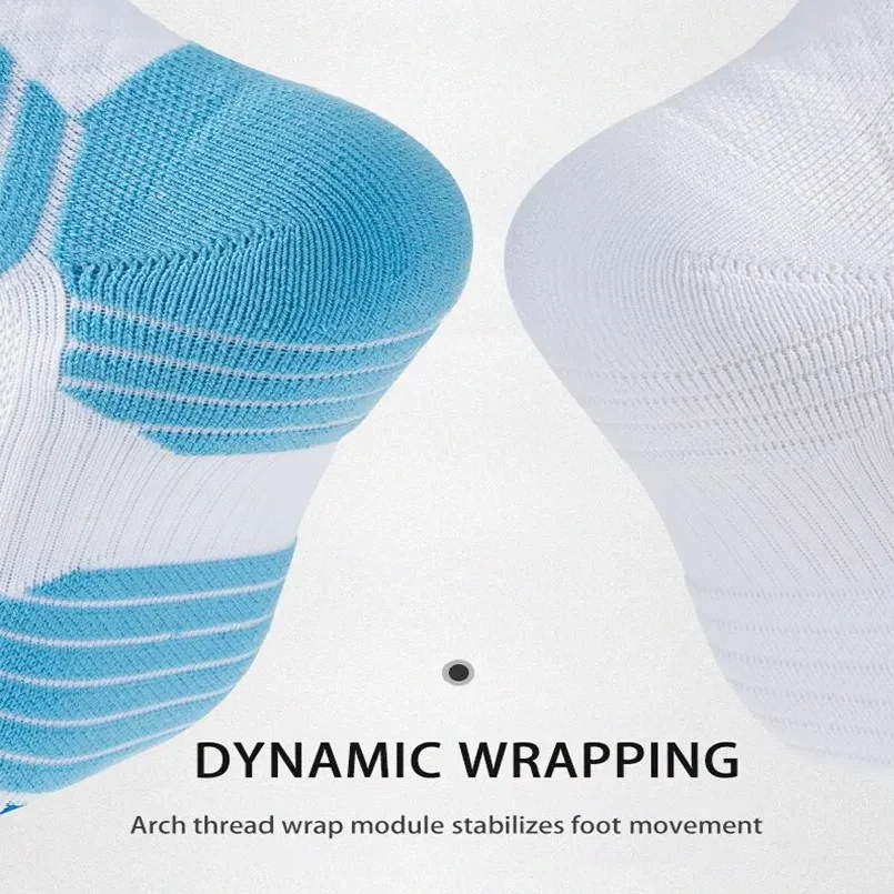 4 Pairs/Lot Professional Basketball Socks Breathable Men Mid-Tube Socks White Sports Socks Towel Bottom Men Basketball Socks view 4