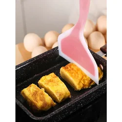 Silicone Spatula Tool Non-stick Shovel Kitchen Utensils Tamagoyaki Turner Omelets Pan Non Stick Turners Food Home Cooking