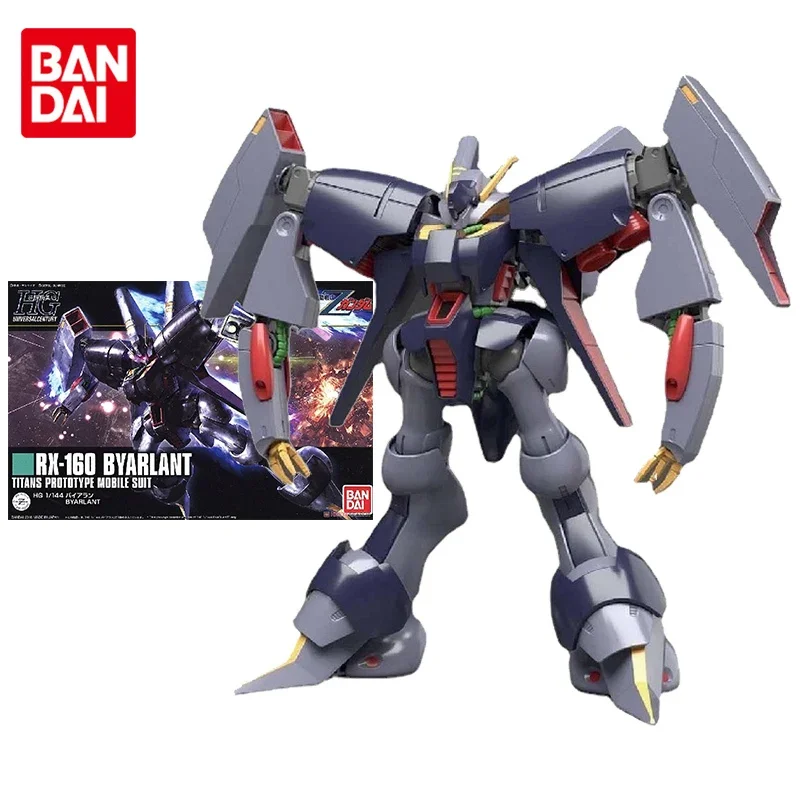 Bandai Gundam ชุดรูป HGUC 1/144 214 RX-160 Byarlant ของแท้ Gunpla อะนิเมะ Action Figure ของเล่นเด็ก