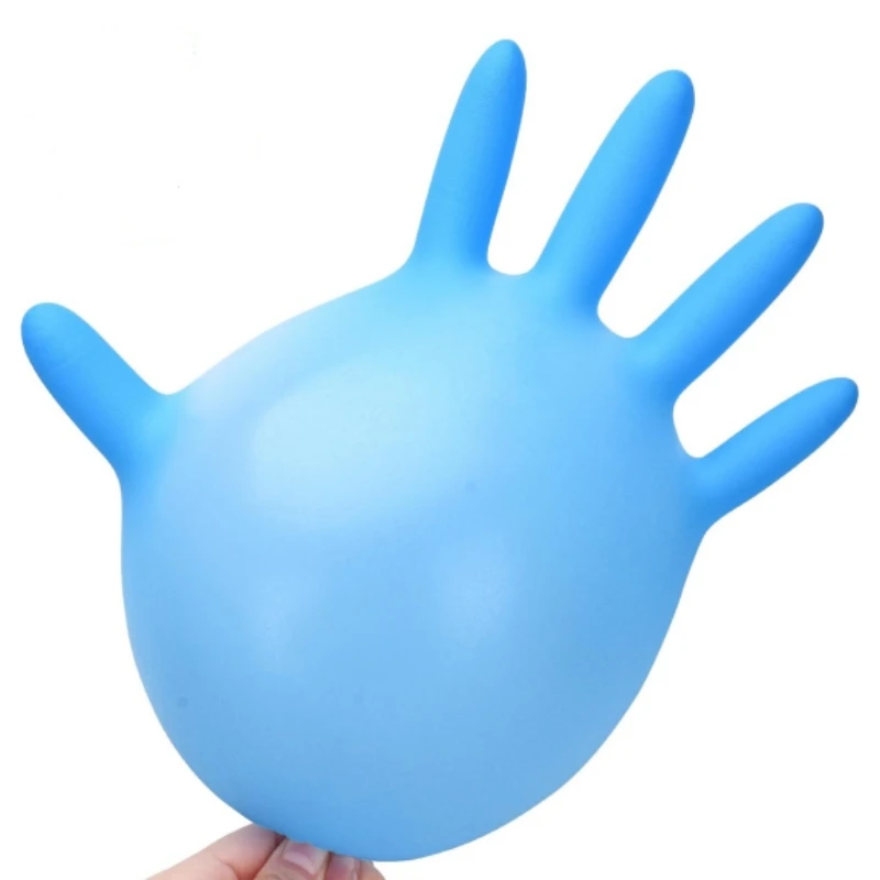 20/50PCS Disposable Nitrile Gloves Latex Powder Free Vinyl Gloves for Household Cleaning Dishwashing Garden Work Beauty Gloves