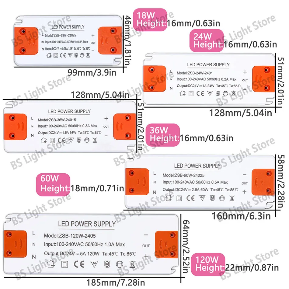 DC 12V 24V Ultradünnes Beleuchtungstransformator-LED-Netzteil 6W 15W 20W 30W 40W 50W 60W Treiber 110V 220V 230V Fr LED-Streifenlichter – Detail 2