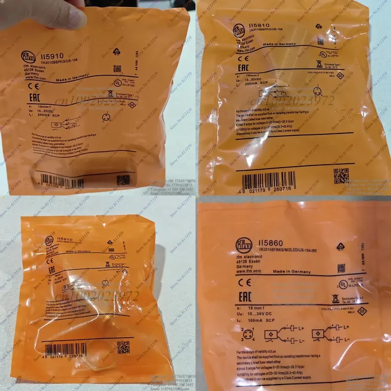 

1PC II5860 II5861 II5857 II5910 II5430 II5447 IFM New High Quality Inductive Sensor