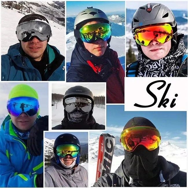 Manufacturer Ready to Ship Cheap Price Blue Polarized Ski Goggles Outdoor Sports Glasses Snow Googles