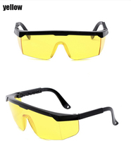 Yellow Driving Glasses  Eye Safety Glasses for Red Green Laser UV Protection Goggles Work Lab Dustproof Anti-fog Anti-splash