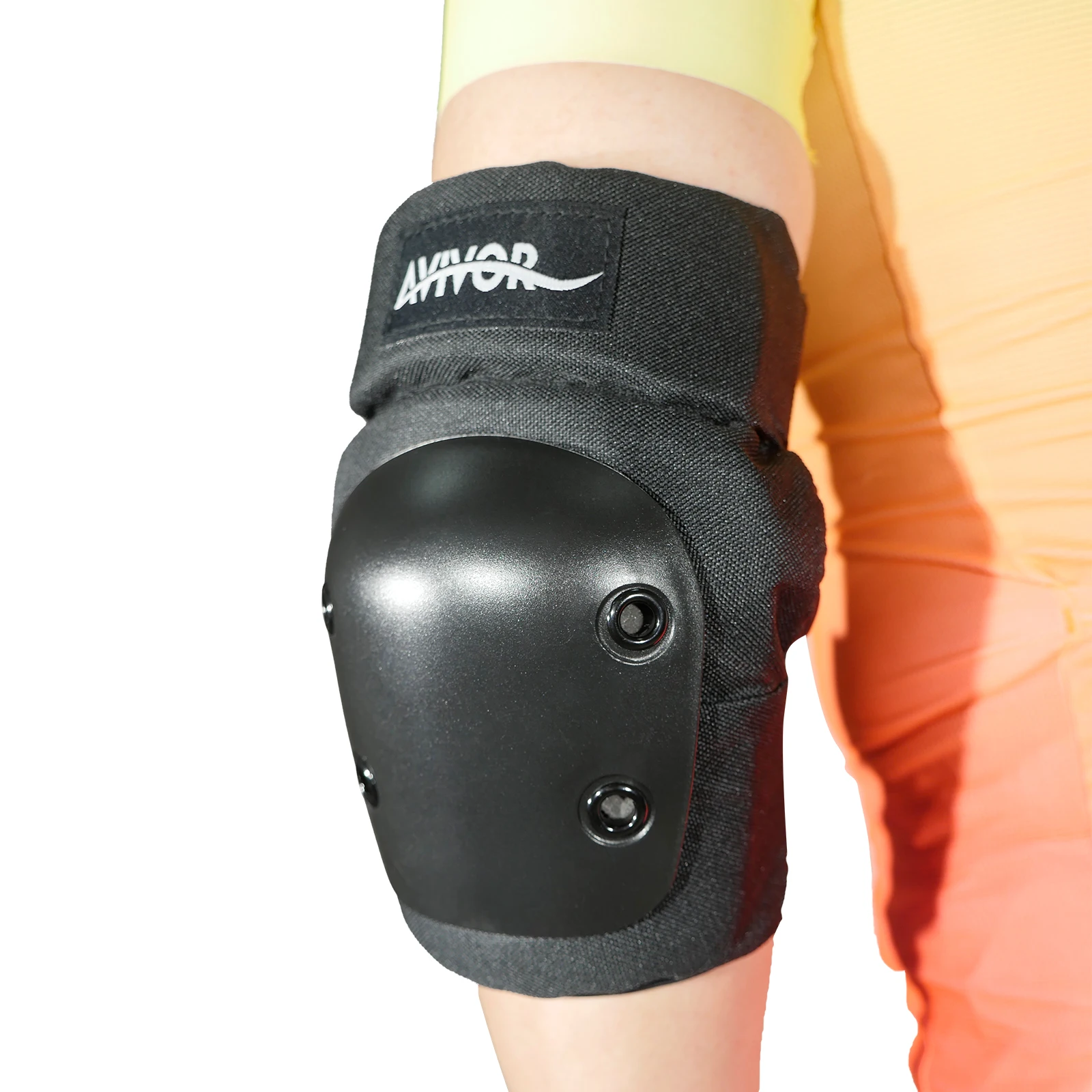AVIVOR Knieschützer, Ellenbogenschützer, Handgelenkschützer-Set für Inline-Skaten, Skateboarden, Roller Derby, BMX-Fahrt und Rollerblading. – Detail 9