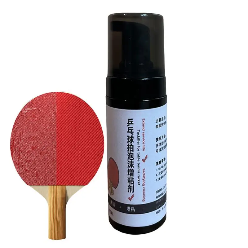 

Table Tennis Rubber Cleaning Kit Table Tennis Paddle Foam Cleaner 100ml Paddle Cleaning Spray Kit For PingPong Bat And Racket