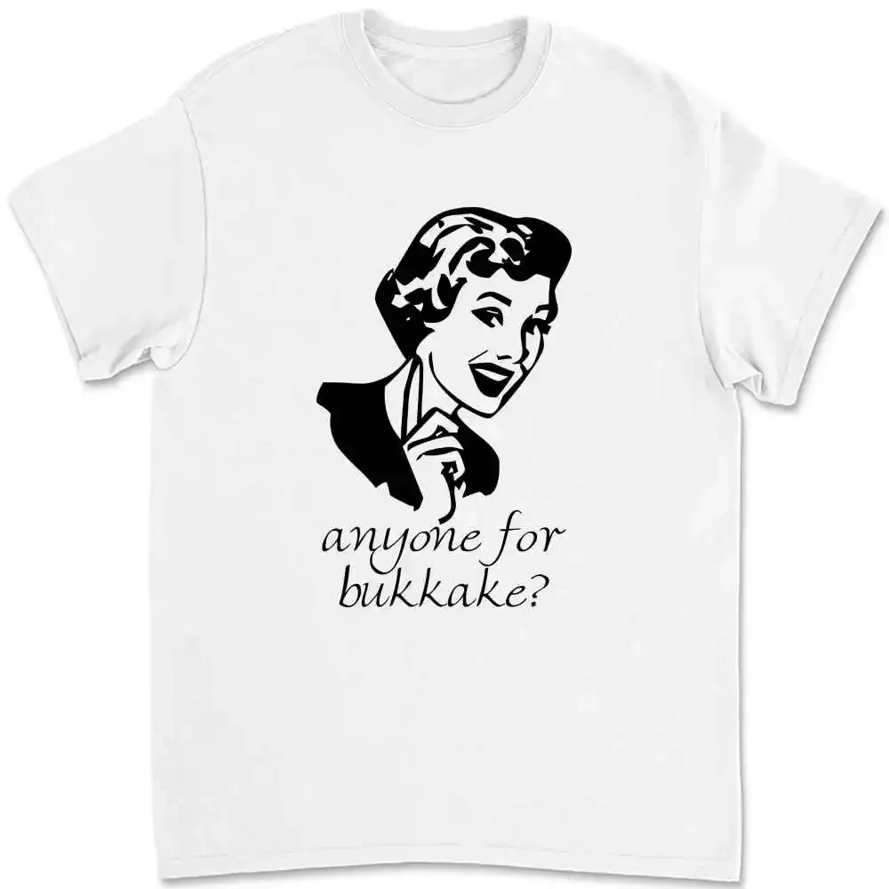 Cualquiera para Bukkake camiseta gude sexo esperma vacaciones Navidad S Xxl BYWA
