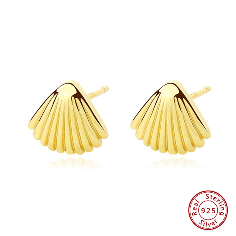 

Серьги из стерлингового серебра 925 пробы, оригинальные сертифицированные серьги с морскими ракушками для женщин, бесплатная доставка, ювелирные изделия