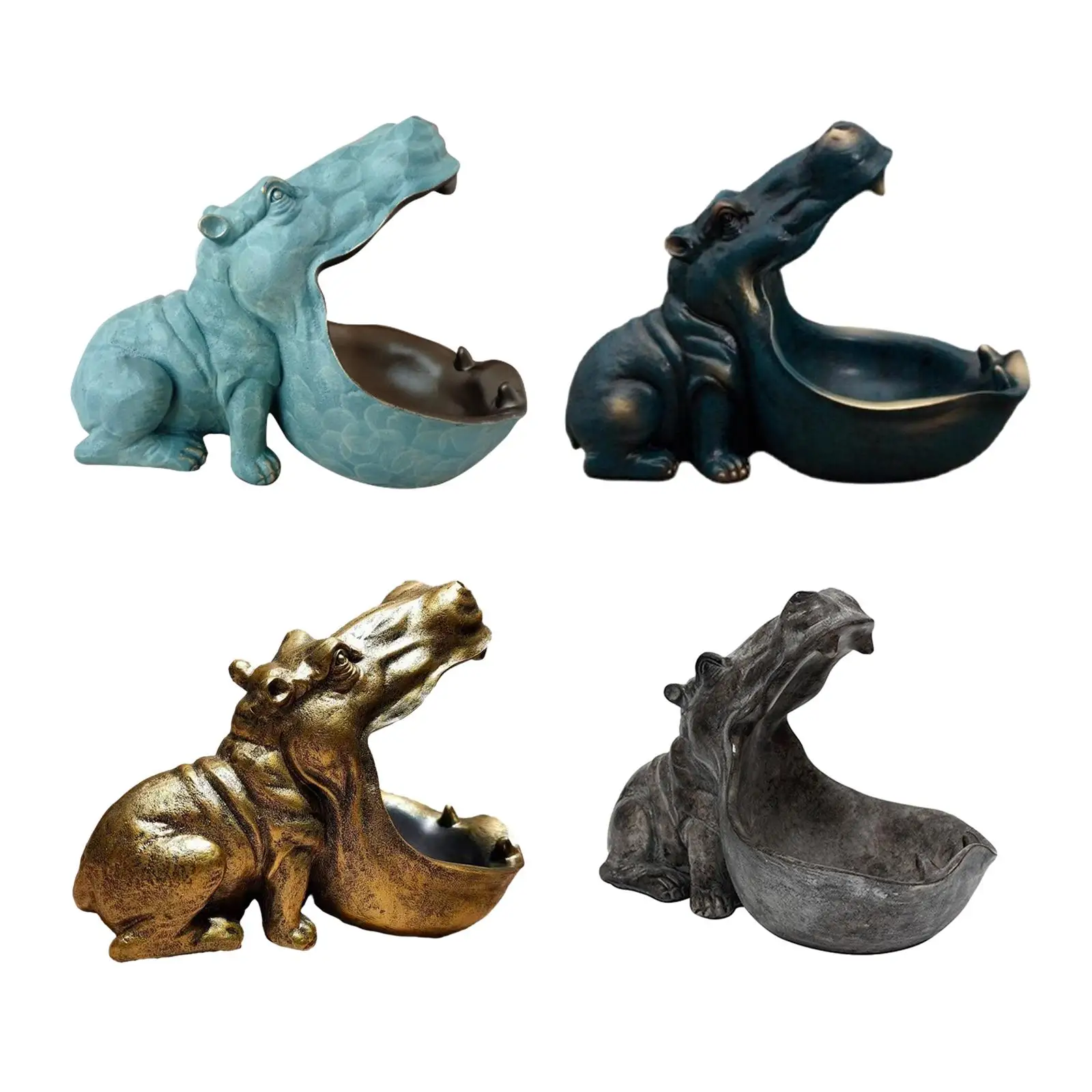 

Animal Statue, Animal Candy Jar, Collectible, Animal Storage Box Key Bowl Animal
