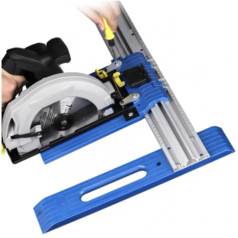 

Режущая электромеханическая циркулярная пила с фиксированной направляющей, фиксированный режущий кронштейн, раздвижная фиксированная направляющая, деревообрабатывающий инструмент