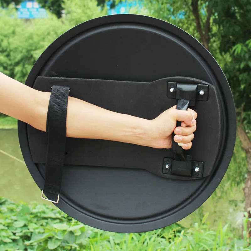 Metal Tactical Handheld Aluminum Alloy Round Shield Riot Shield Round Tactical Shield Security Equipment Security Equipment