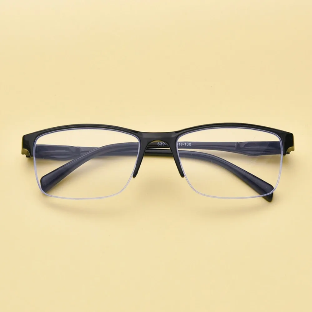 

Spectacle Lens Power +75 To +400 The Aged Presbyopia Glasses Vision Care Square Farsightedness Reading Glasses Half-frame