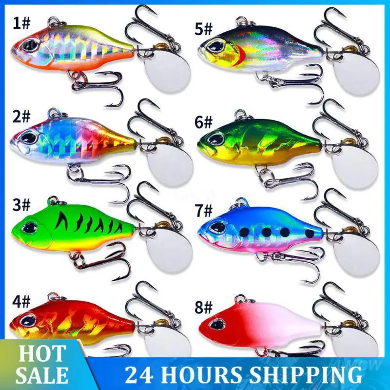 

Biomimetic Decoy Strengthen The Three Hooks Fishing Lure Type Vib Fake Bait Luya Soft Bait Bait Fishing Gear Full Swimming Layer