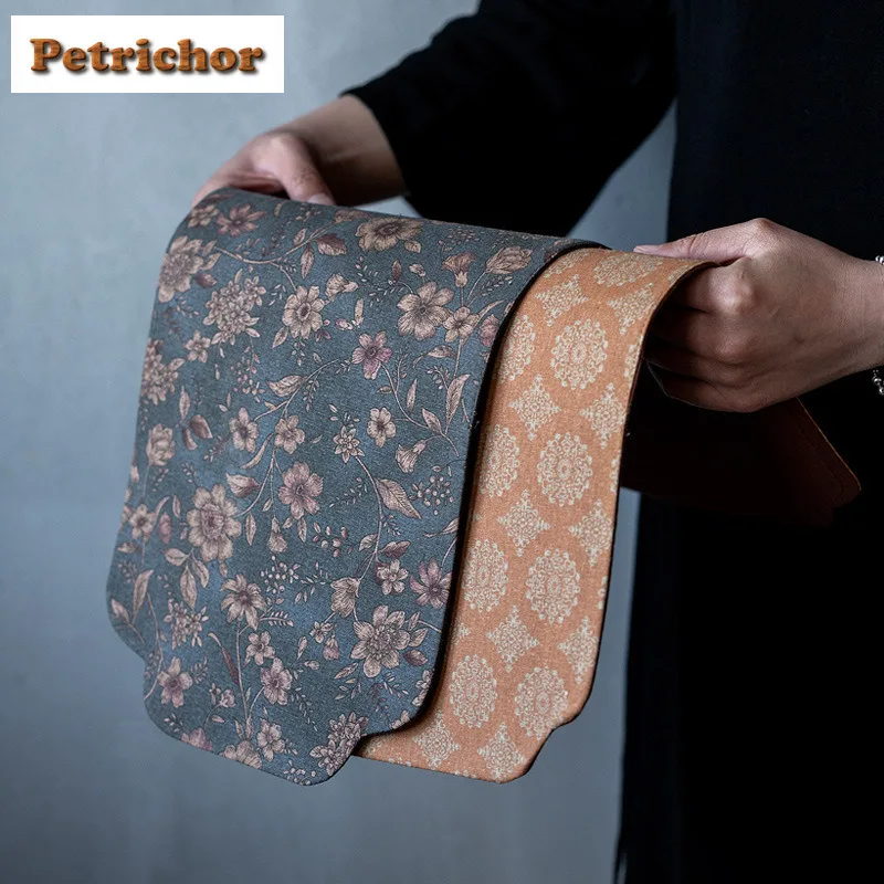 اليدوية القطن والقنب طاولة شاي الحصير أنيقة شرب كوستر المنزلية عشاء الجدول القماش حصيرة درينكوير اكسسوارات الحرفية هدية #1