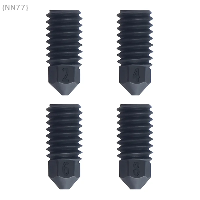 Buse en acier trempé pour laboratoire Bambu A1/A1 Mini 0.2/0.4/0.6/0.8mm, Kit d'accessoires pour imprimante 3D de haute précision Hotend, pièces de mise à niveau