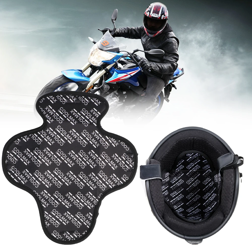 

Universal Cap Cushion Motorcycle Helmet Insert Liner Breathable And Sweat Wicking Quickly Drying Out Helmet Insulation Pad Soft